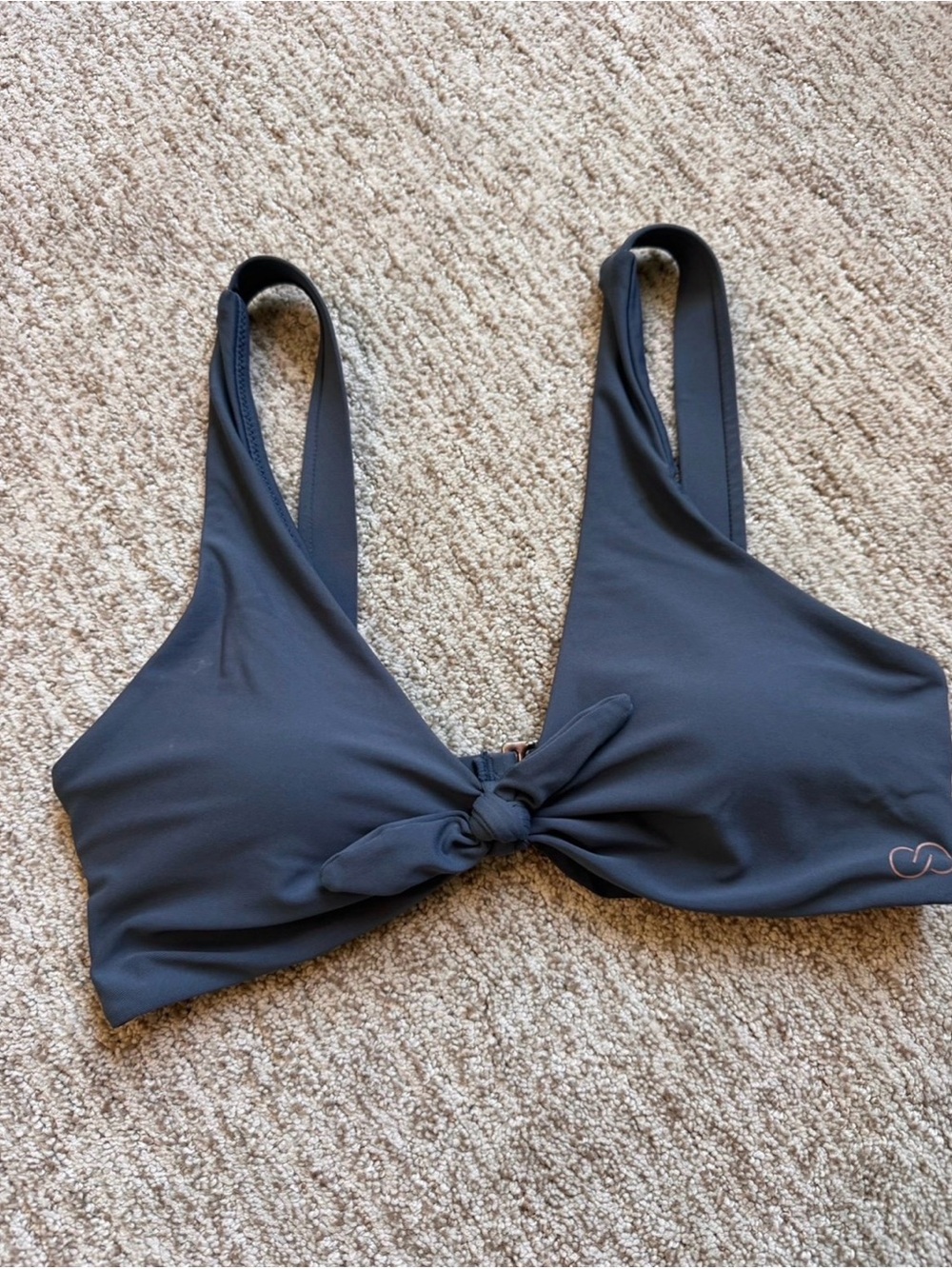 Calia by Carrie Underwood Knot-Front Bikini Top